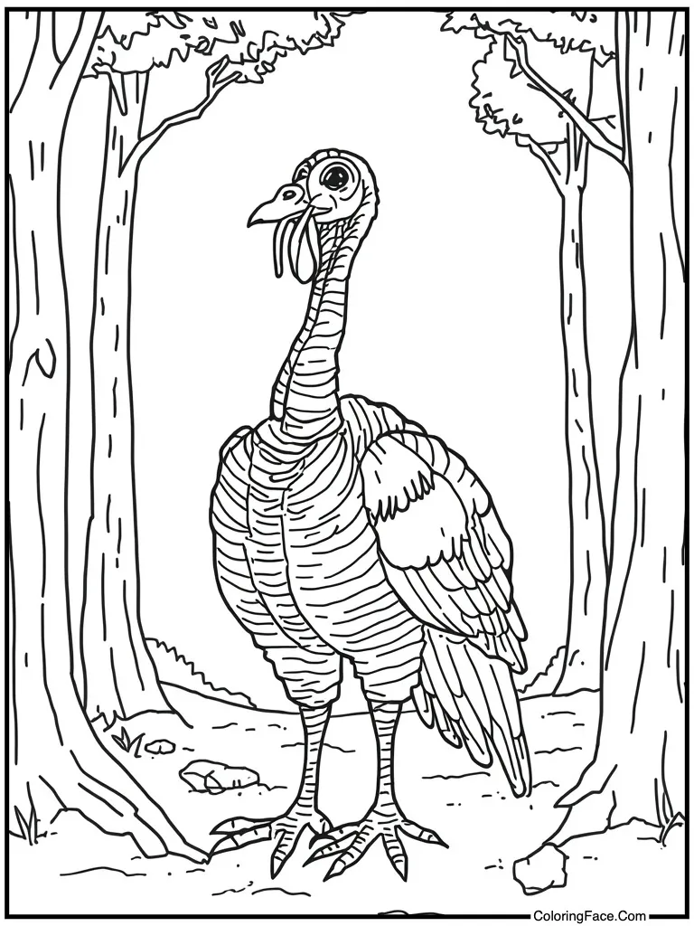 Big bird standing tall