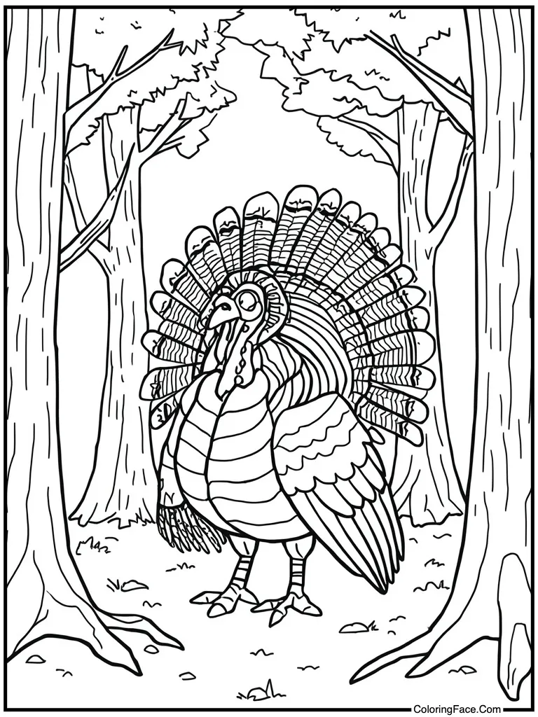 Wearing a native headdress