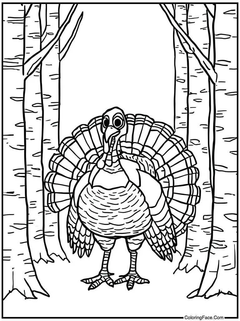 Wattle hanging from neck