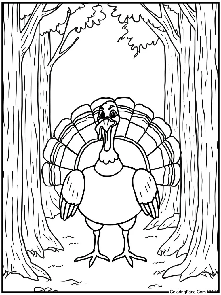 Gobbling loud funny sound