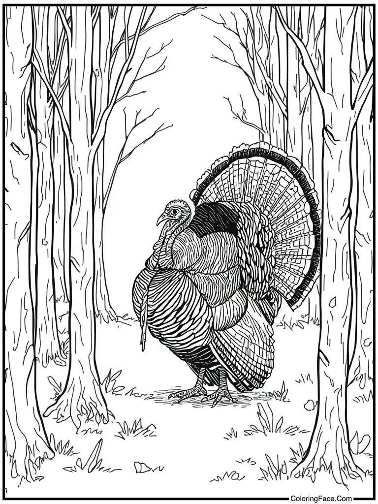 Detailed feather texture sketch