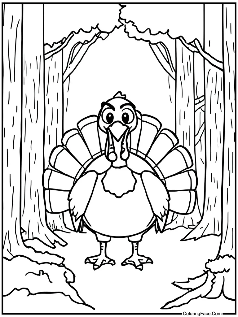 Surprised look on face