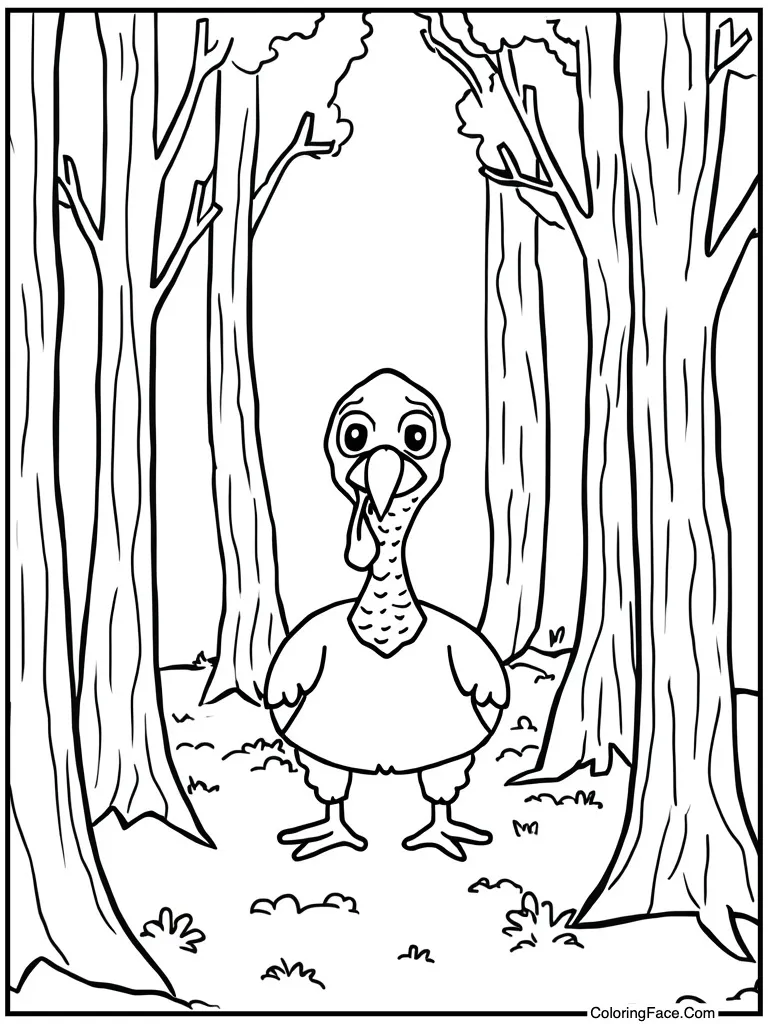 Sad face looking down