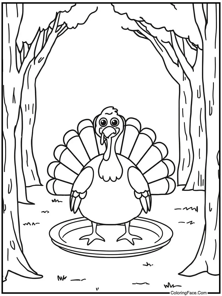 Sitting on a platter