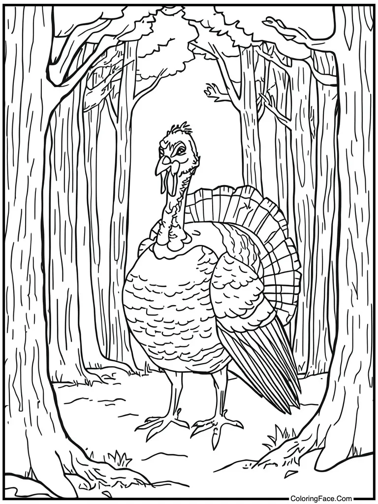 Proud bird chest out