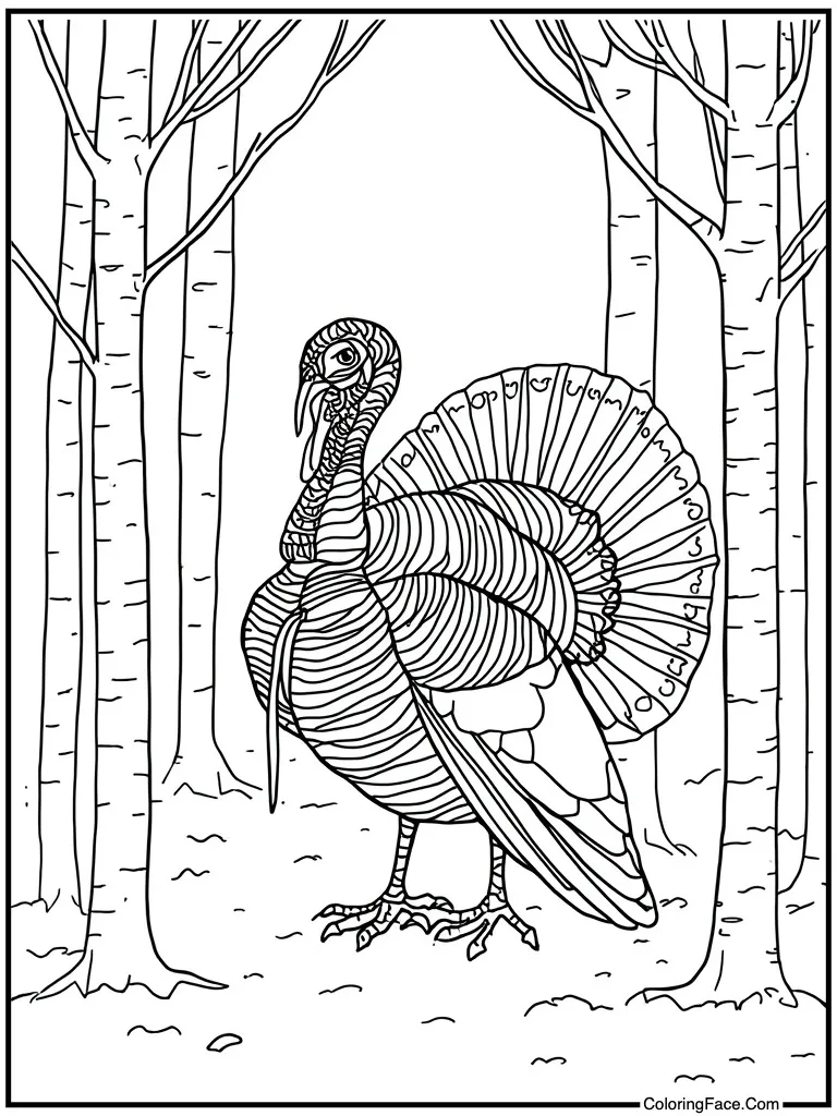 Abstract artistic bird design