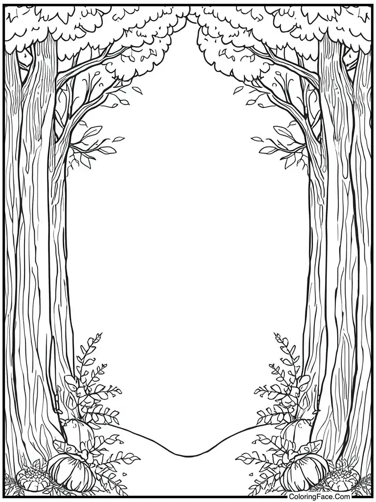 Autumn harvest festival scene