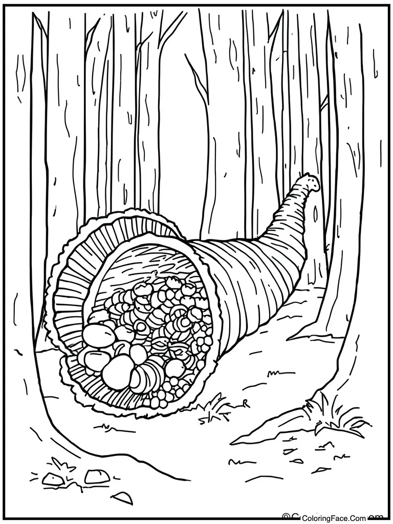 Cornucopia horn of plenty