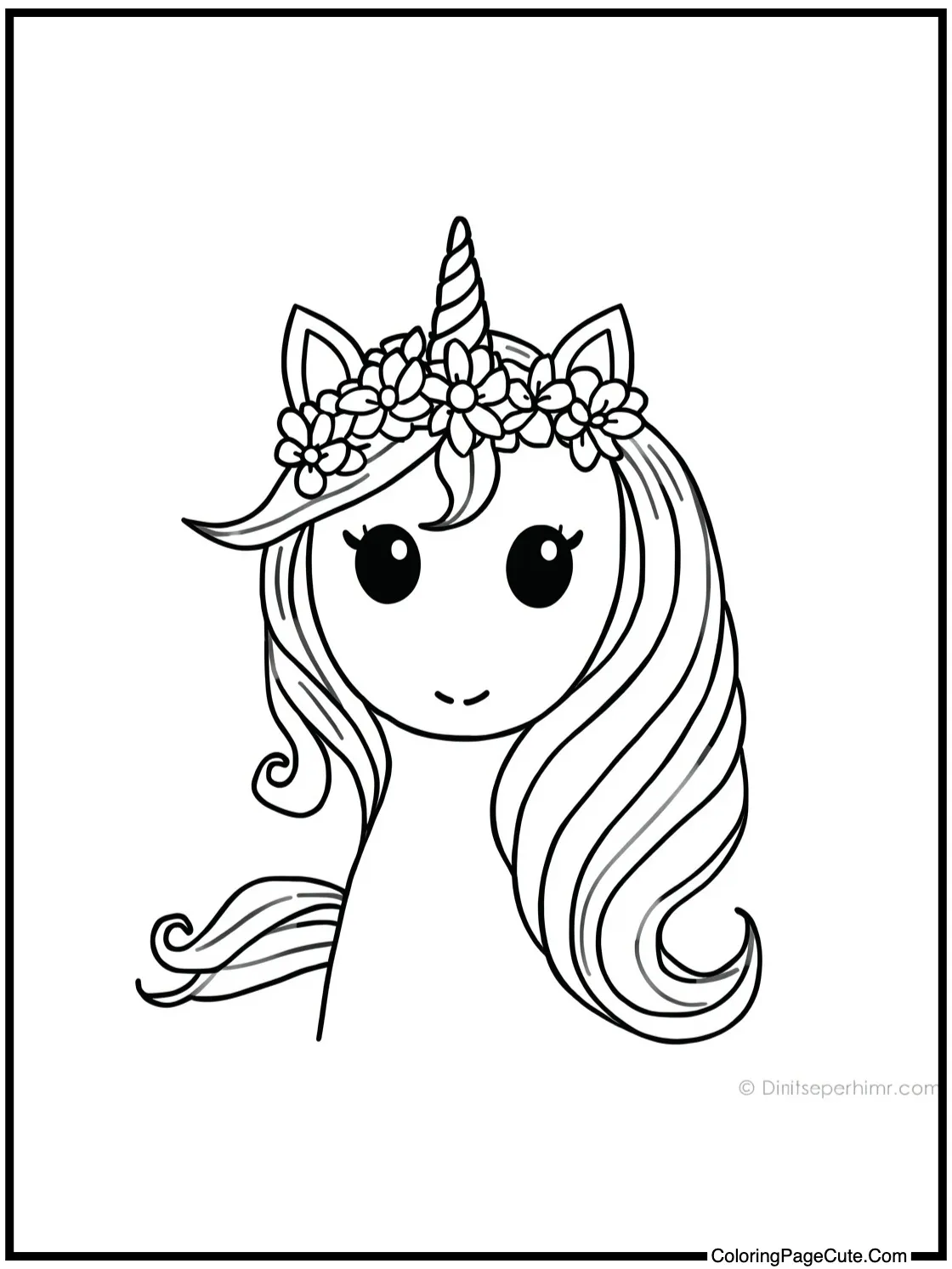 wearing a flower crown