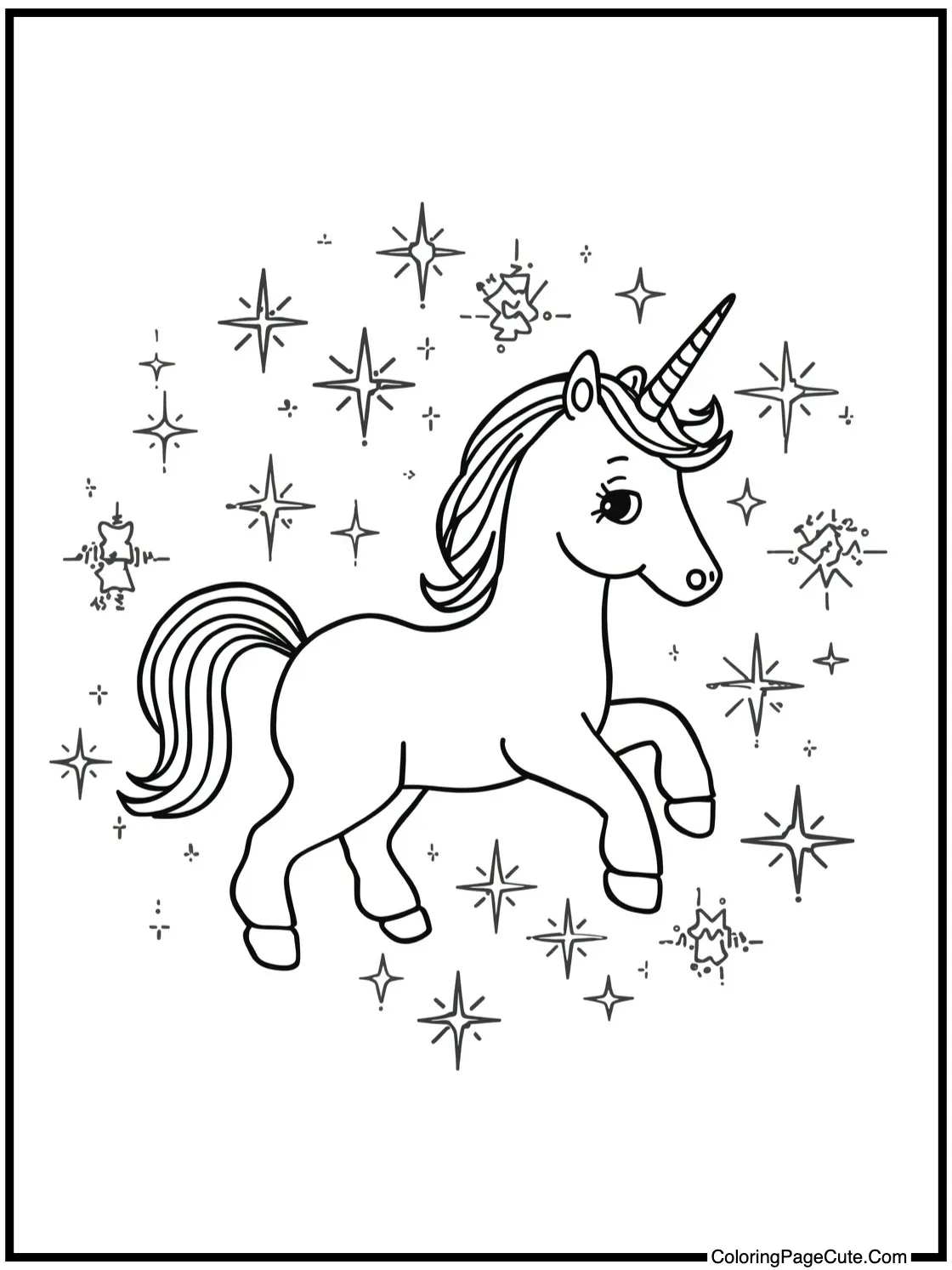 galloping through sparkles