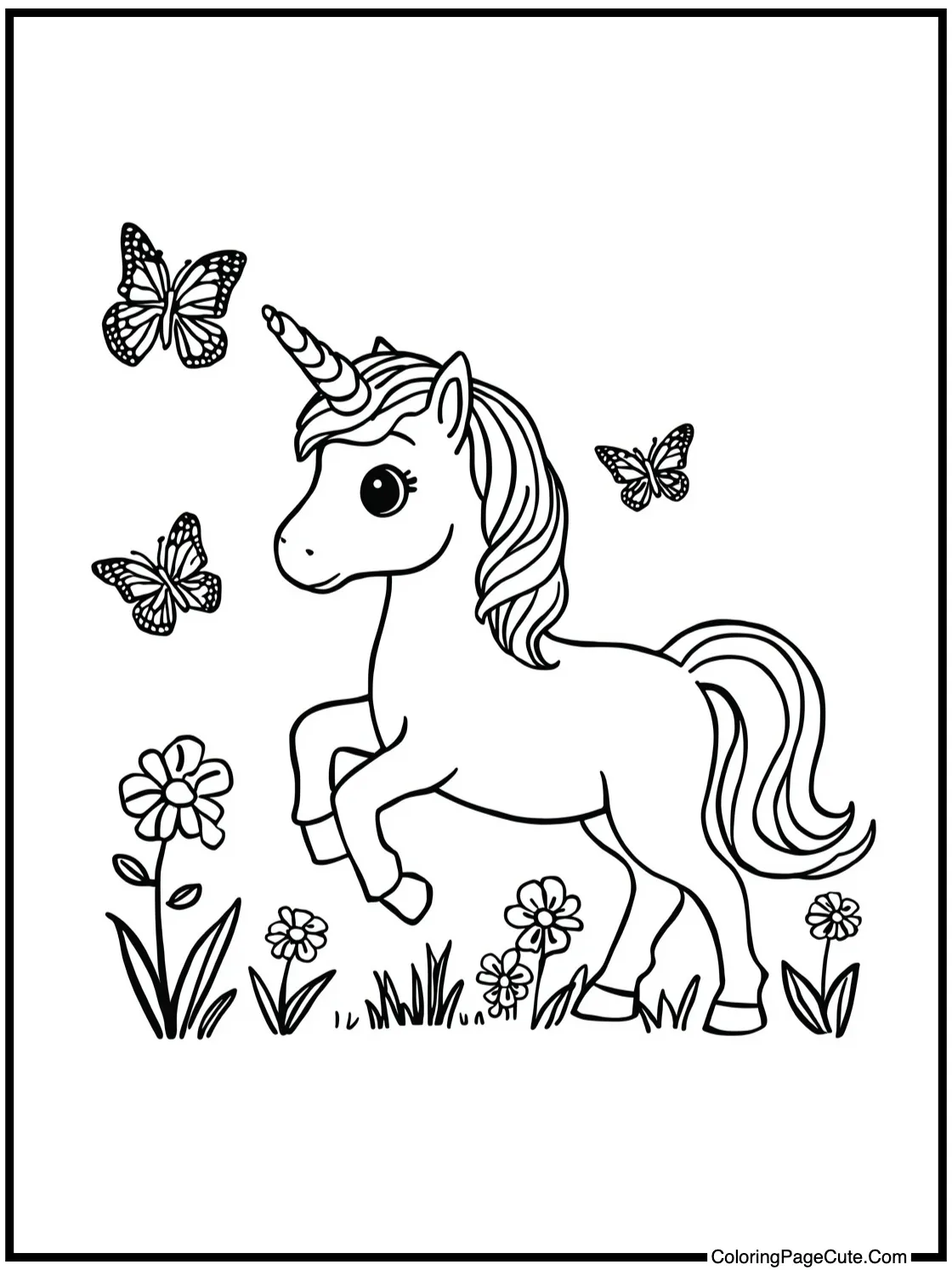 watching butterflies flutter