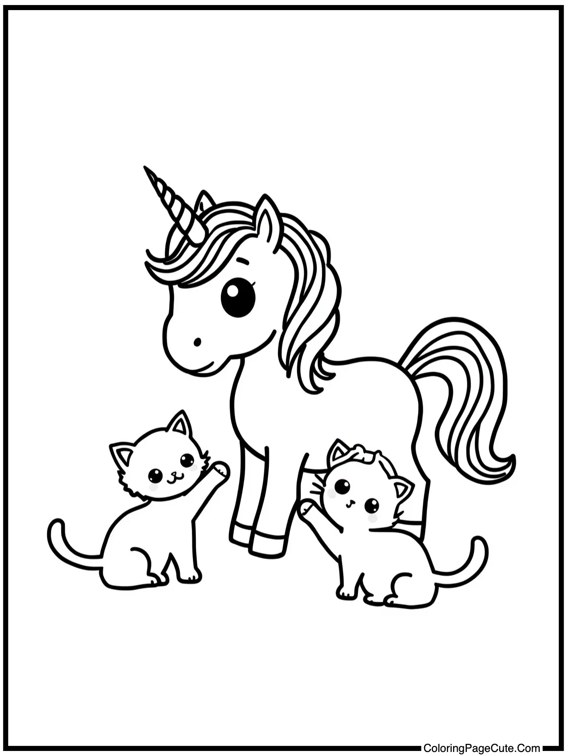 playing with kittens