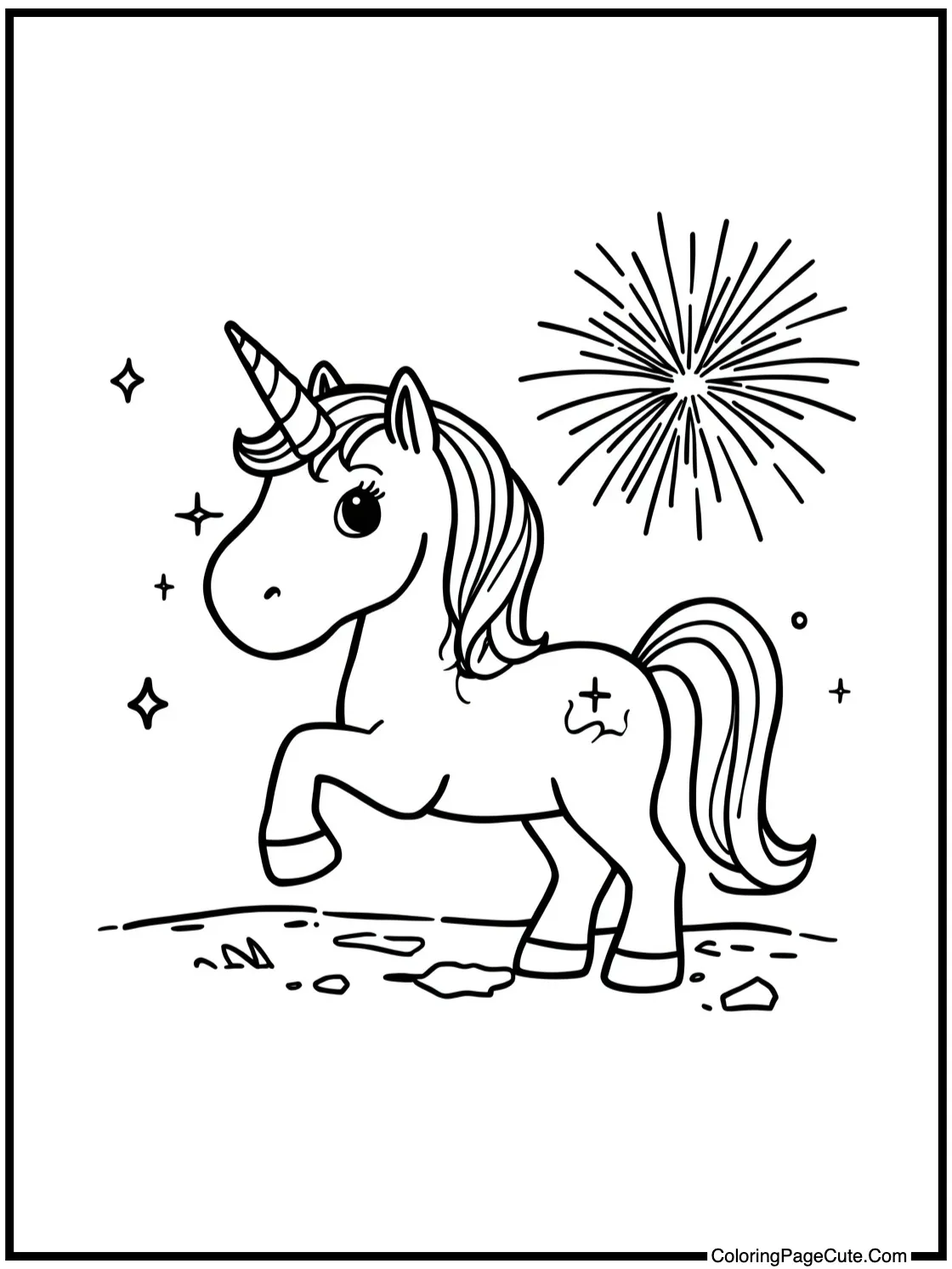 watching fireworks light