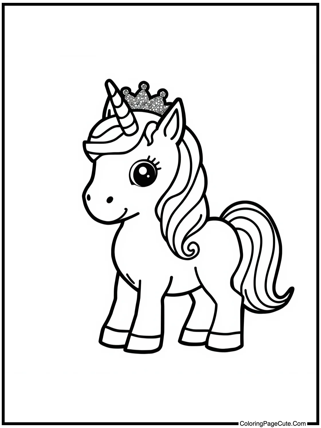 with a sparkling tiara