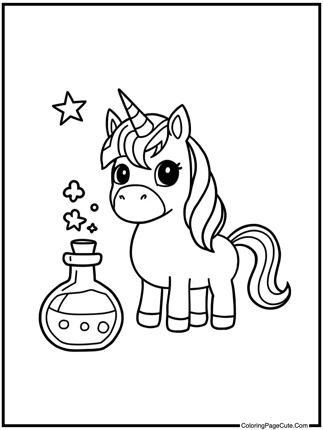 making a magic potion