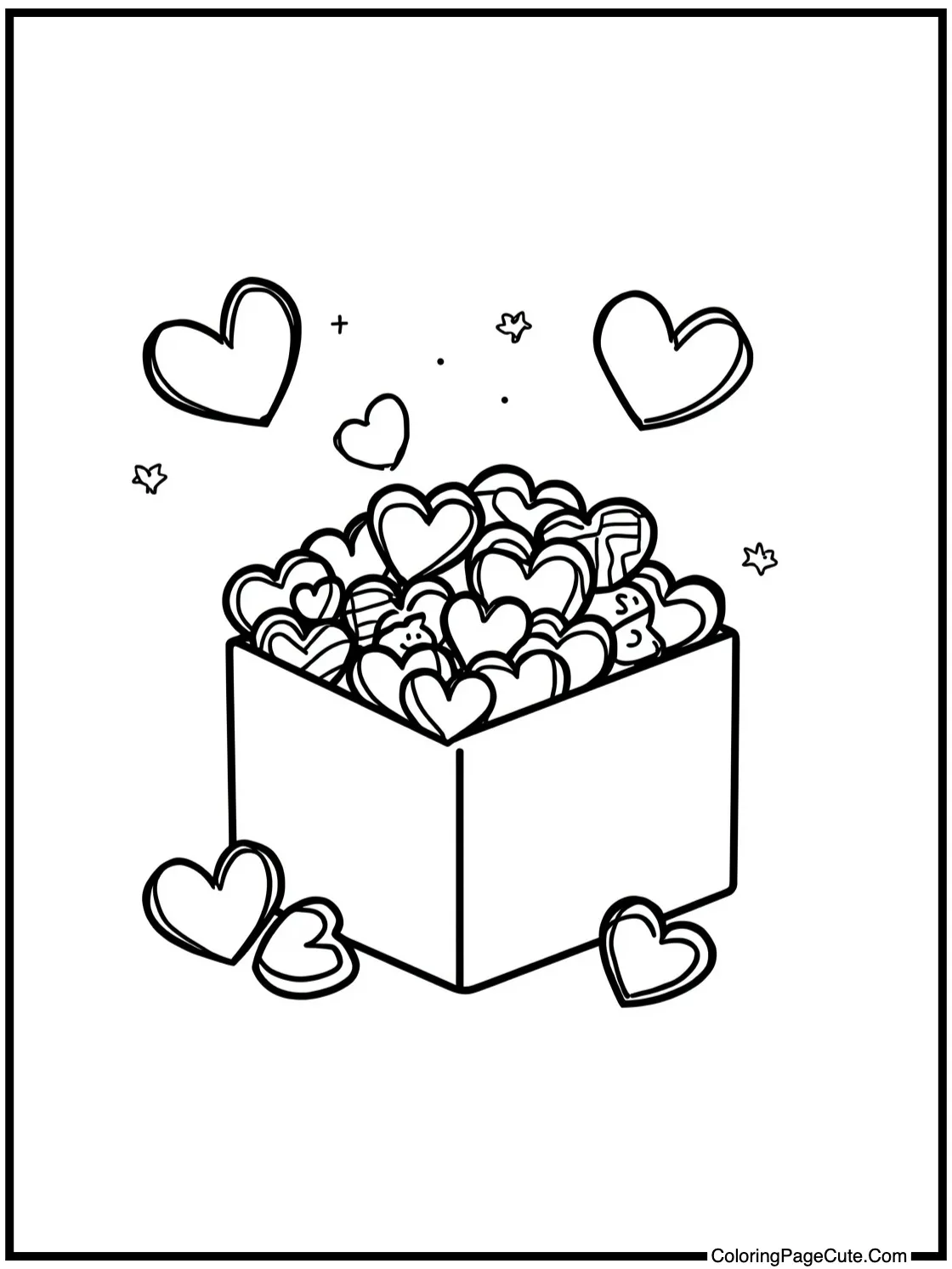 with a box chocolates