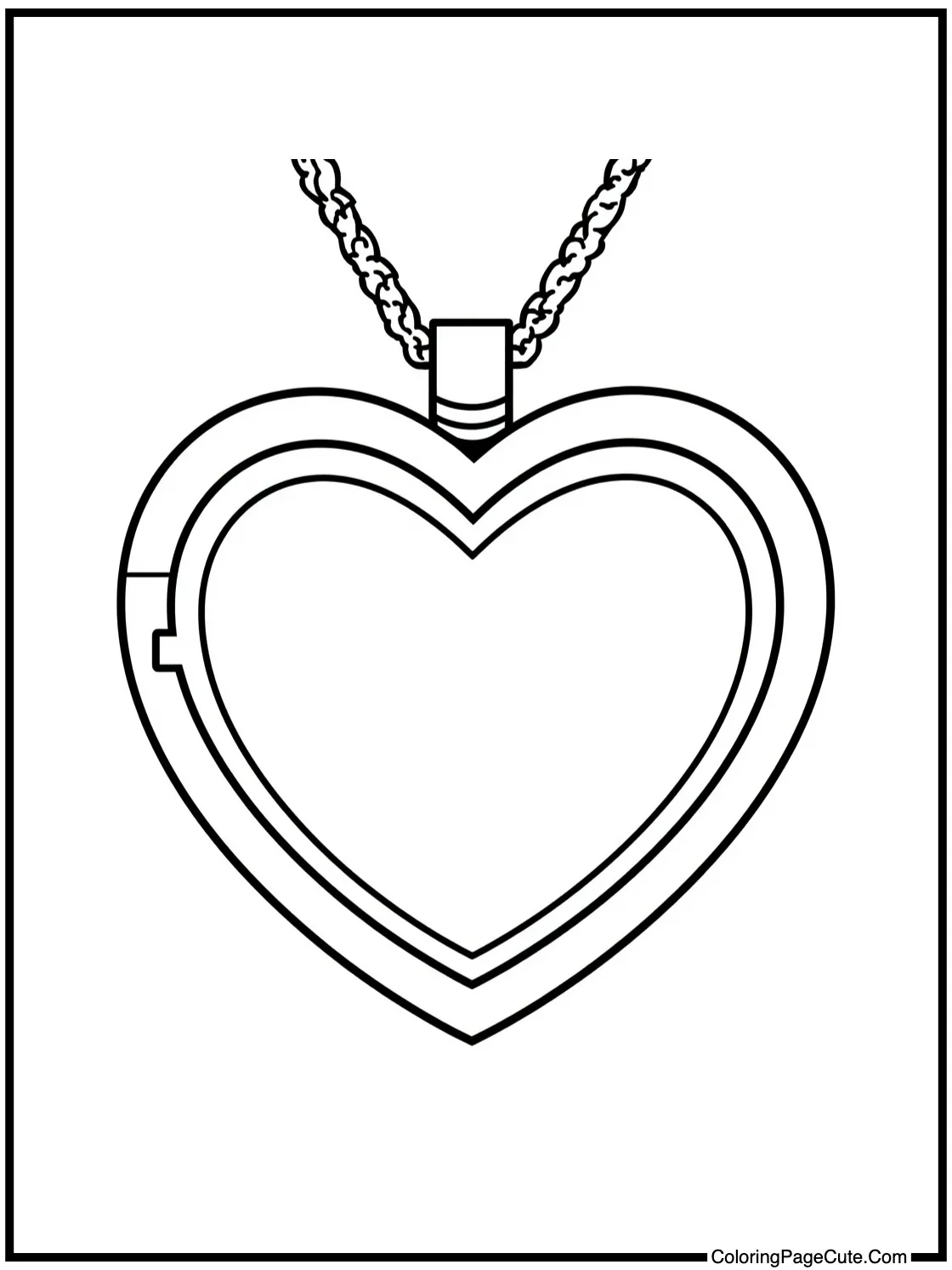 of a heart locket
