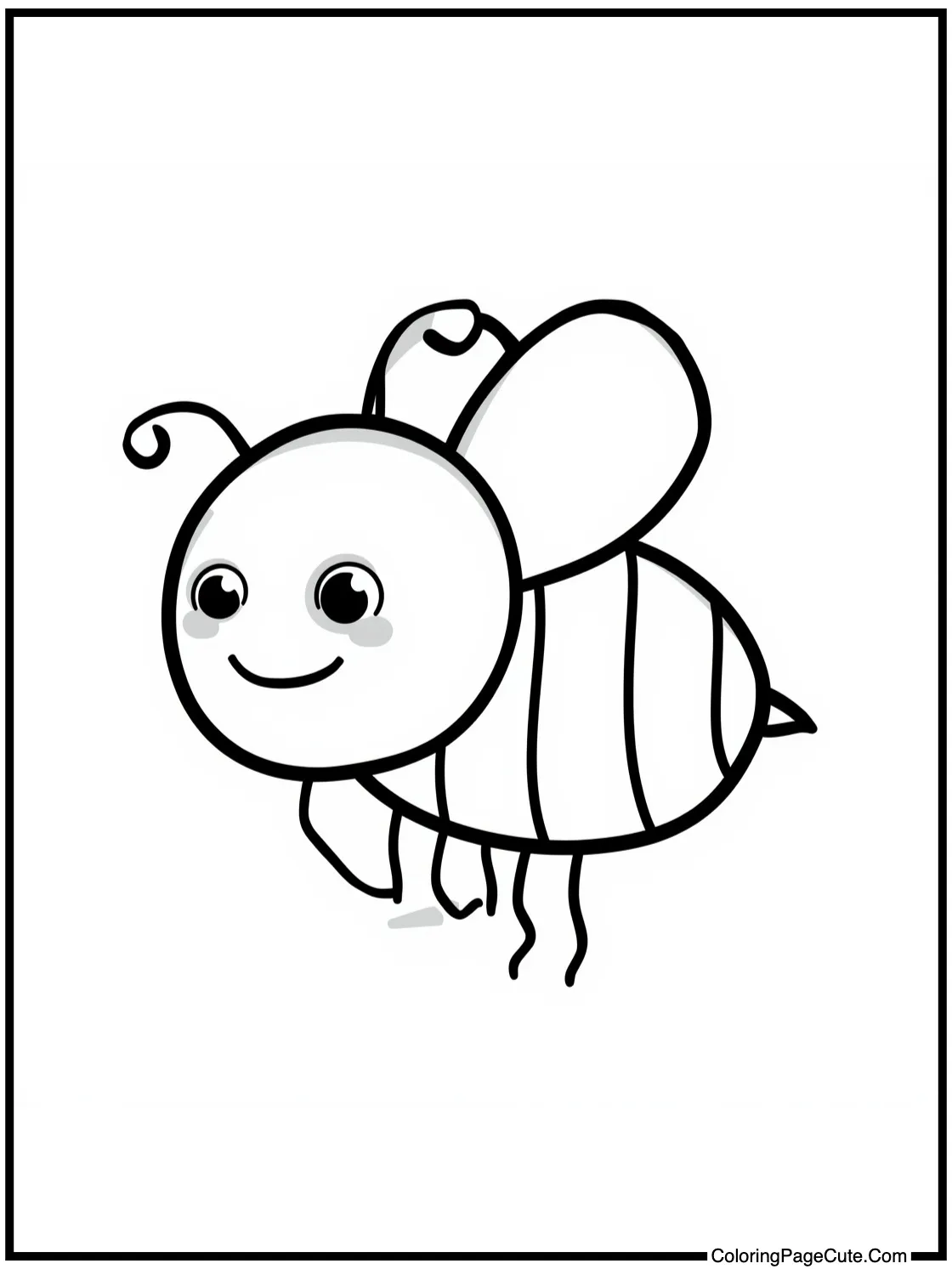 featuring a happy bee