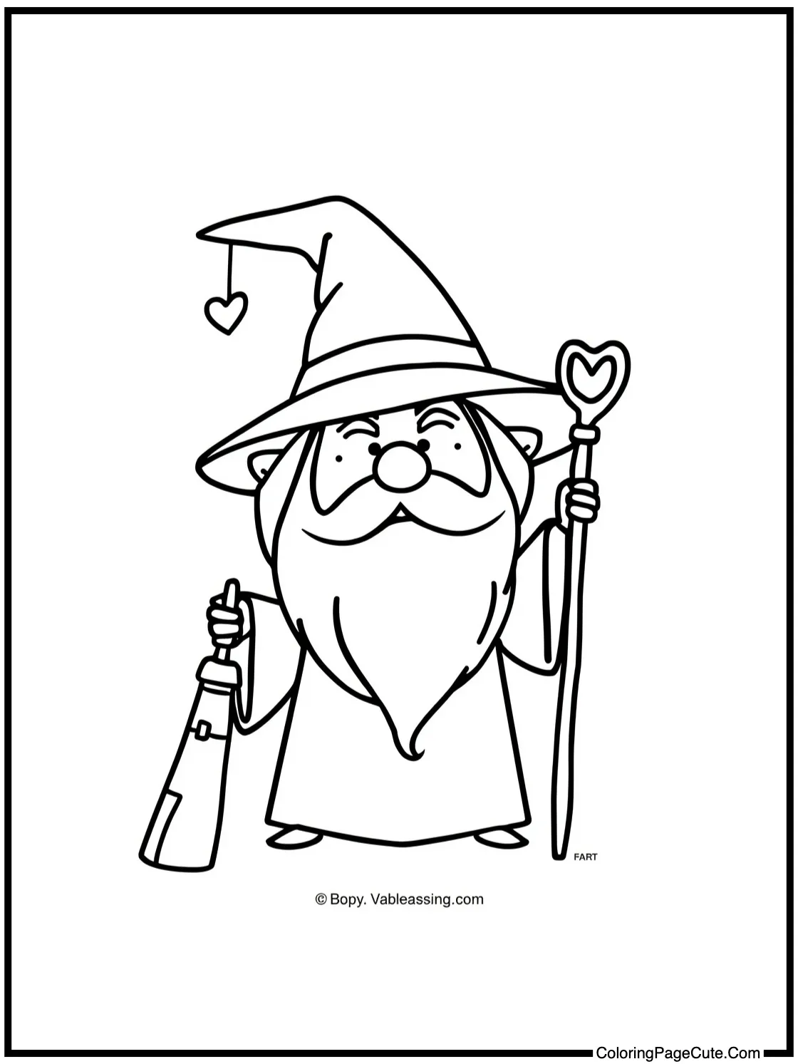 featuring a wise wizard