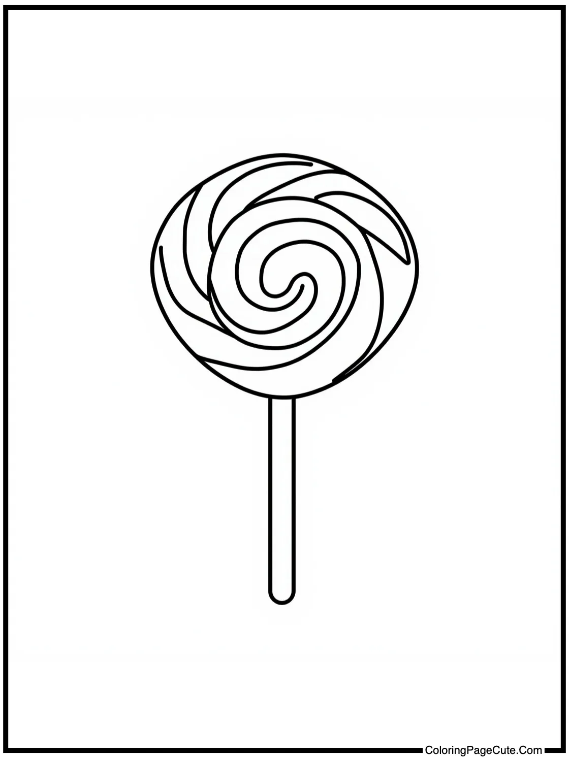 of a sweet lollipop