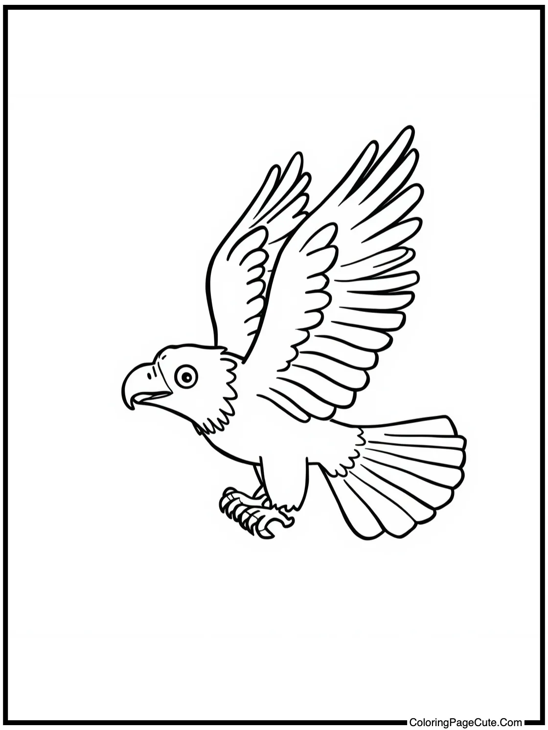 featuring a soaring eagle