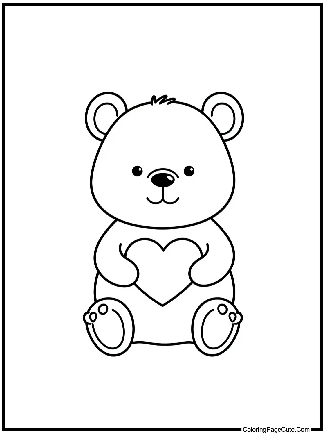 featuring a friendly bear