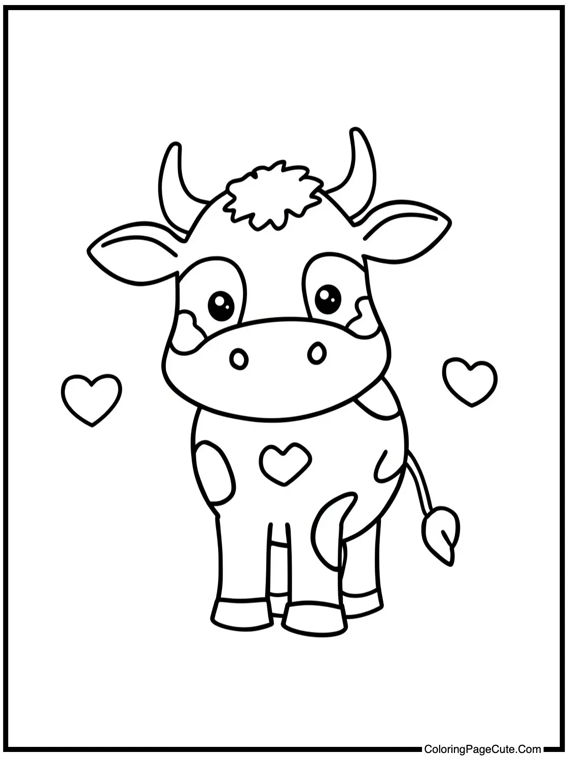 featuring a happy cow