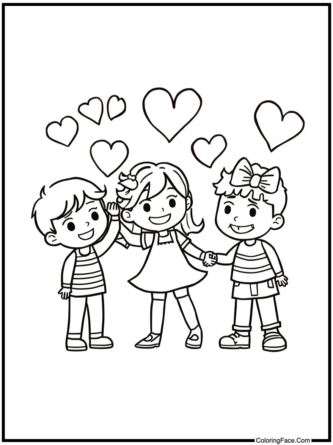 sharing happy moments