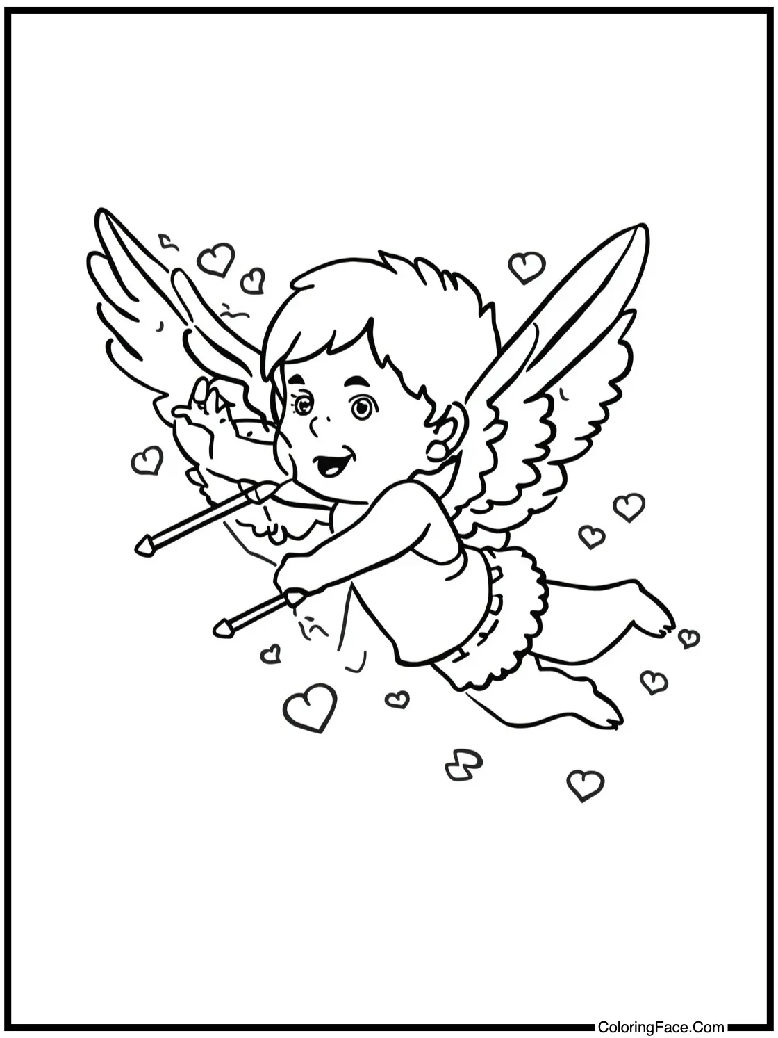 cupid flying high