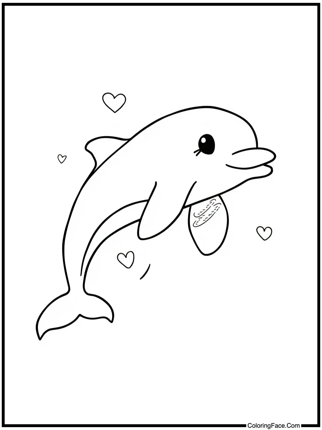 a playful dolphin