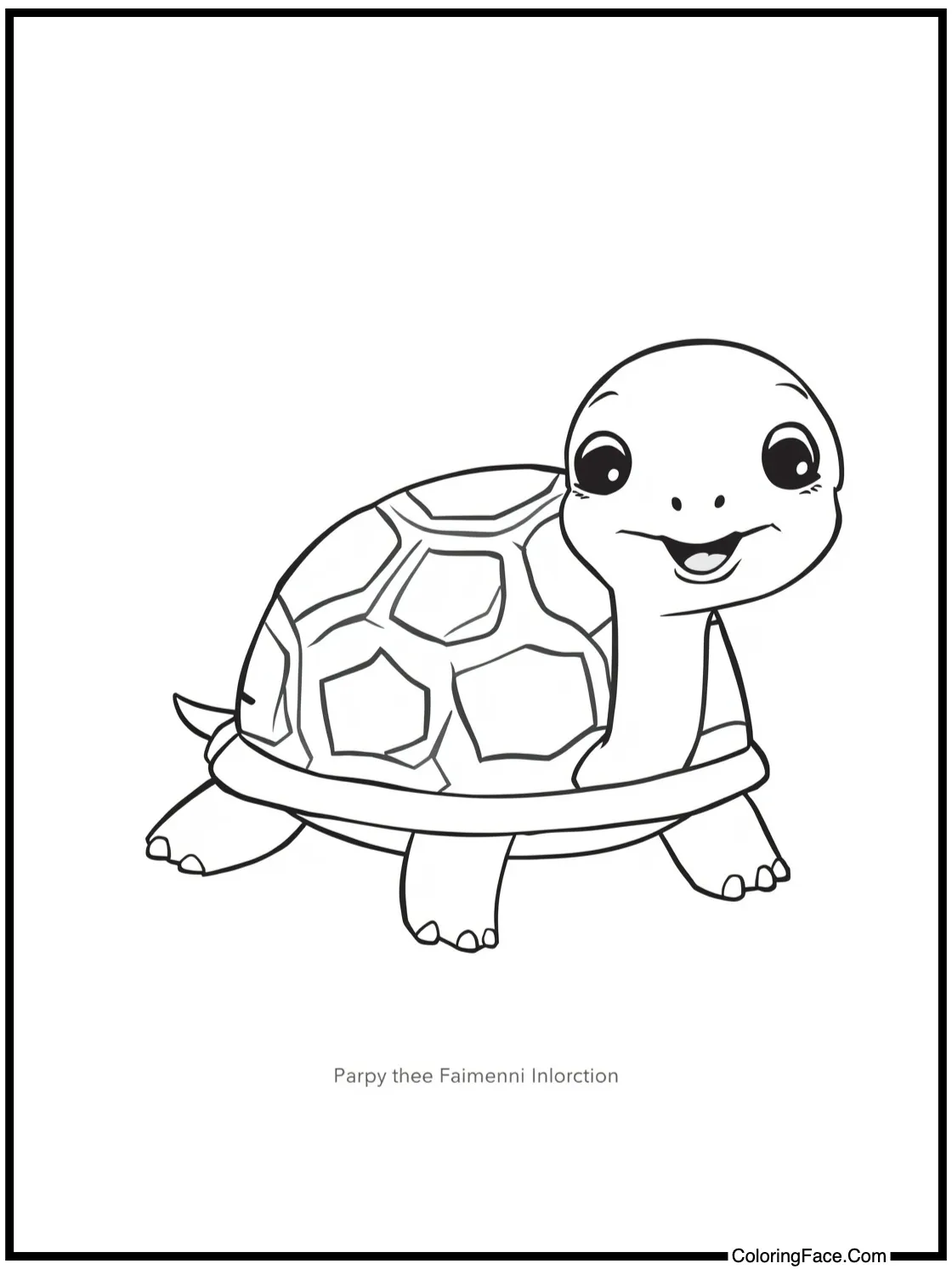 a happy turtle