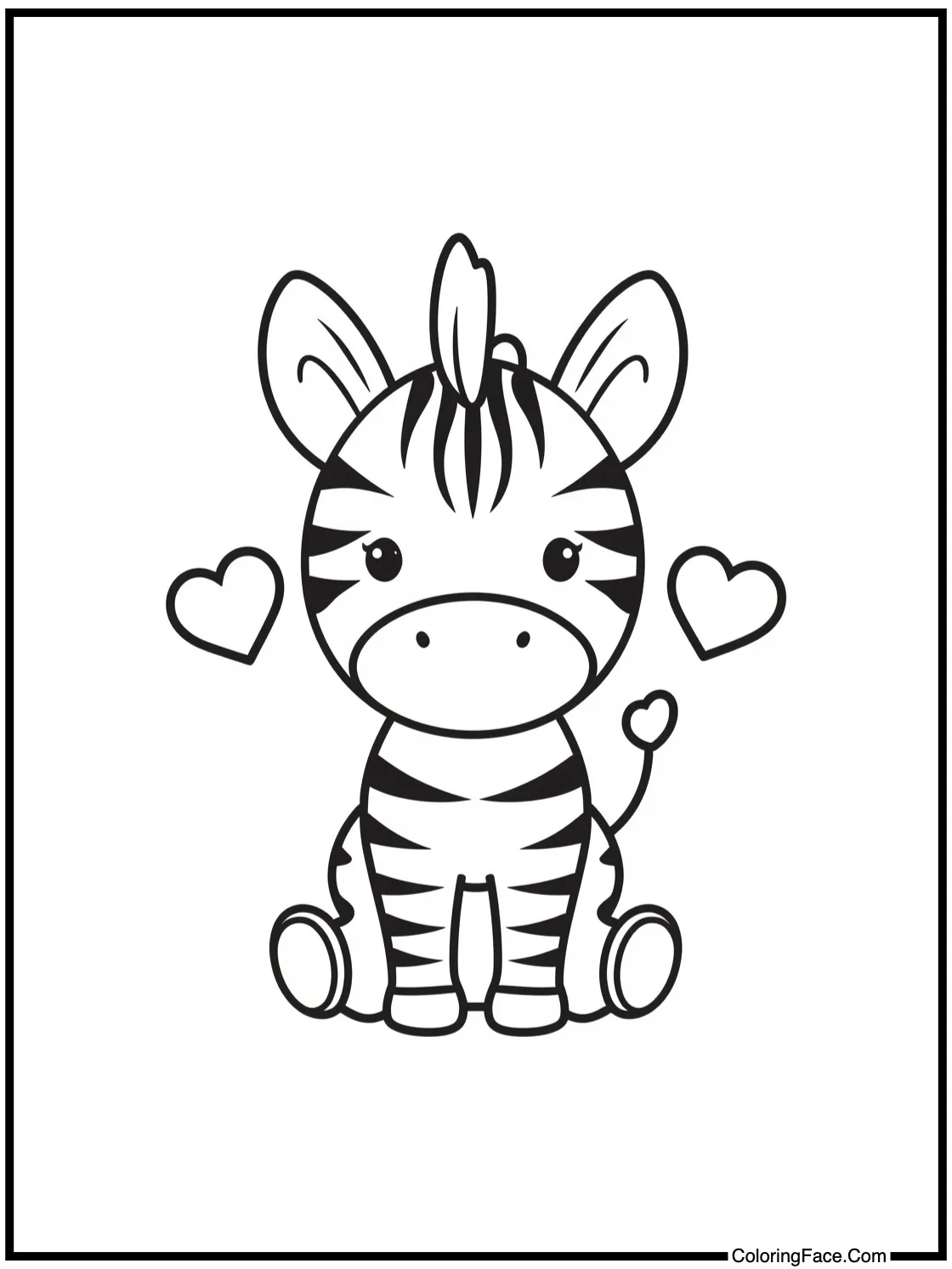 a sweet zebra
