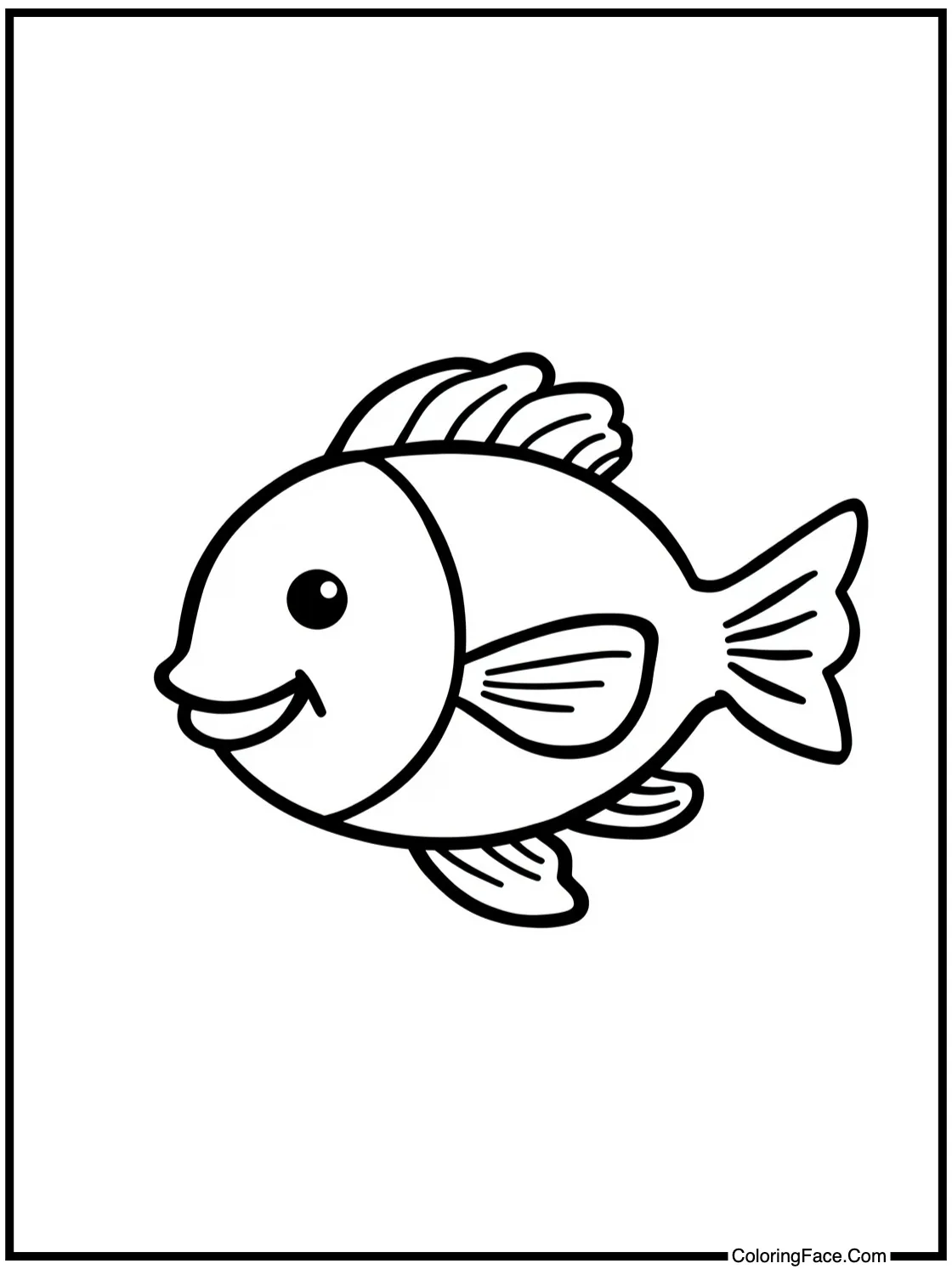 a cheerful fish