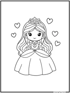 Valentines coloring pages