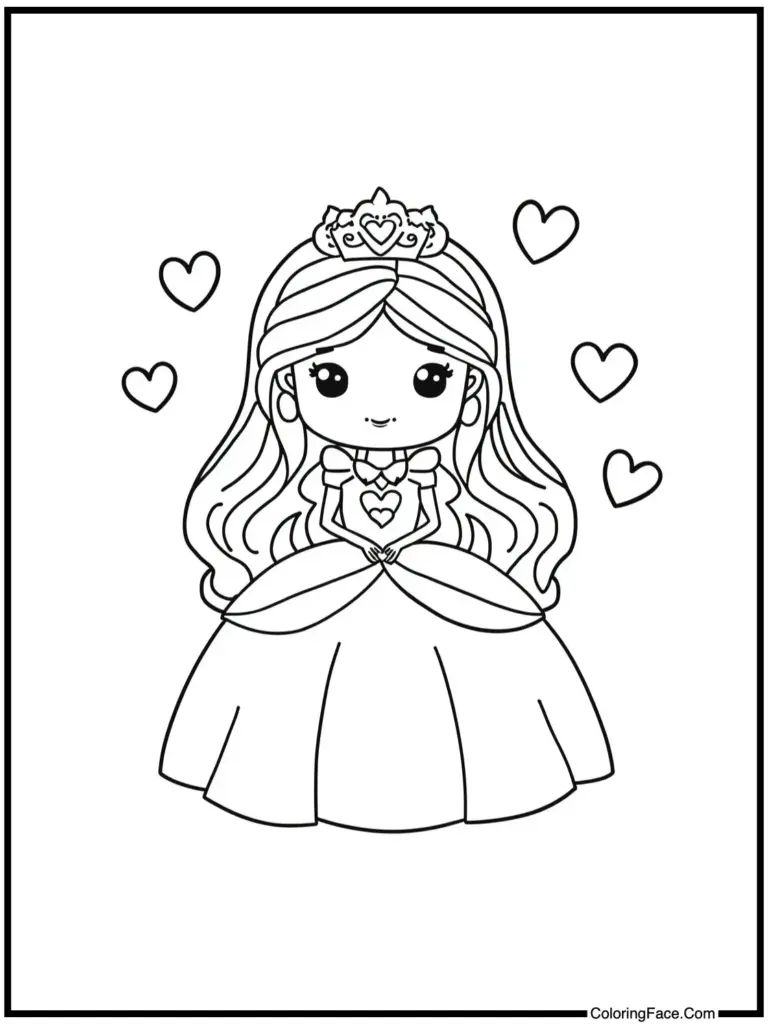 Valentines coloring pages