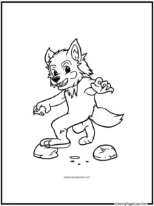 Werewolf Coloring Pages
