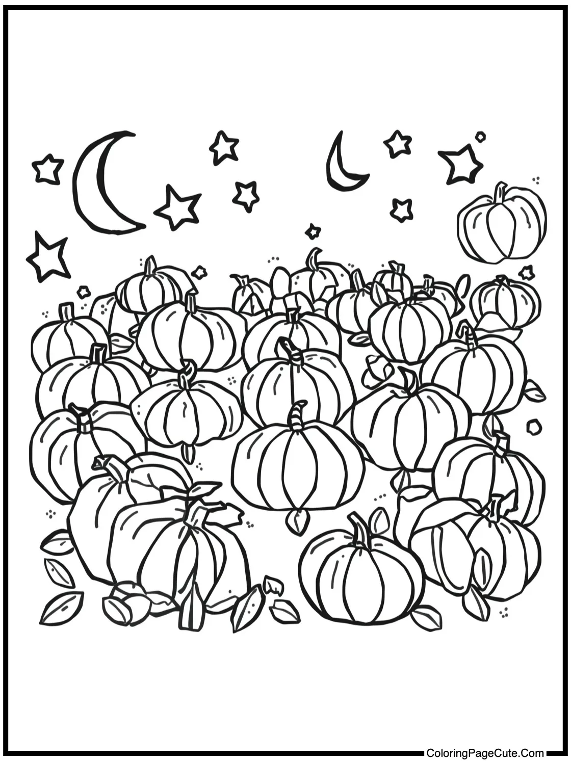 of a magical pumpkin patch