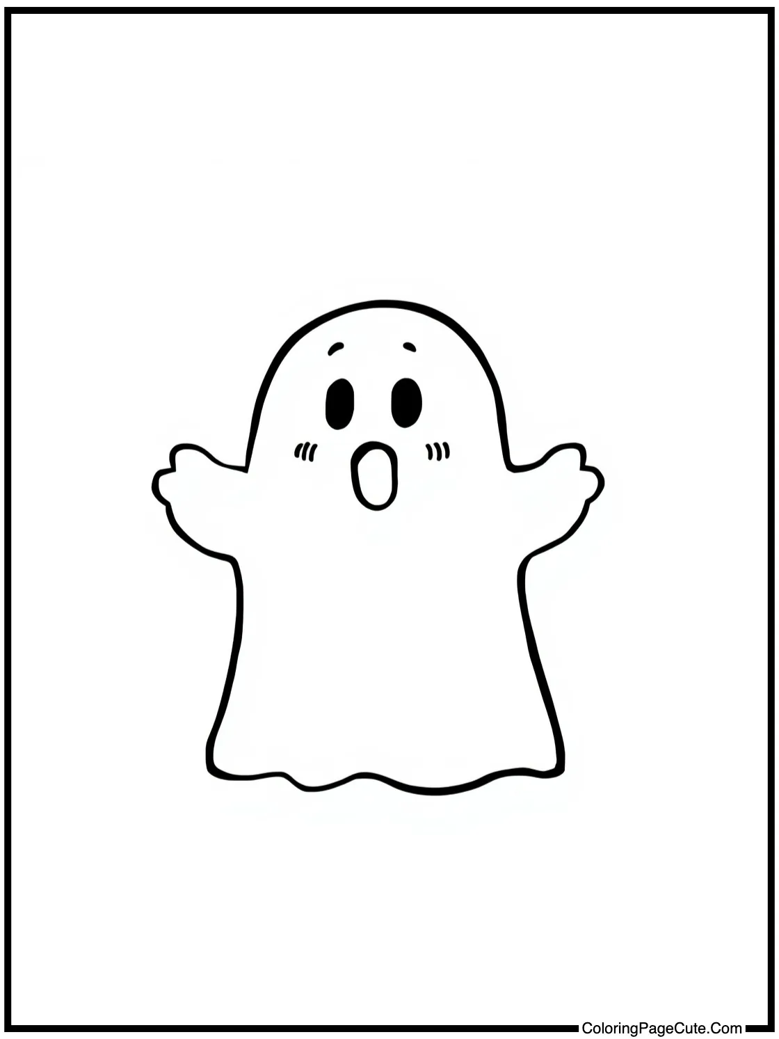 with a friendly ghost