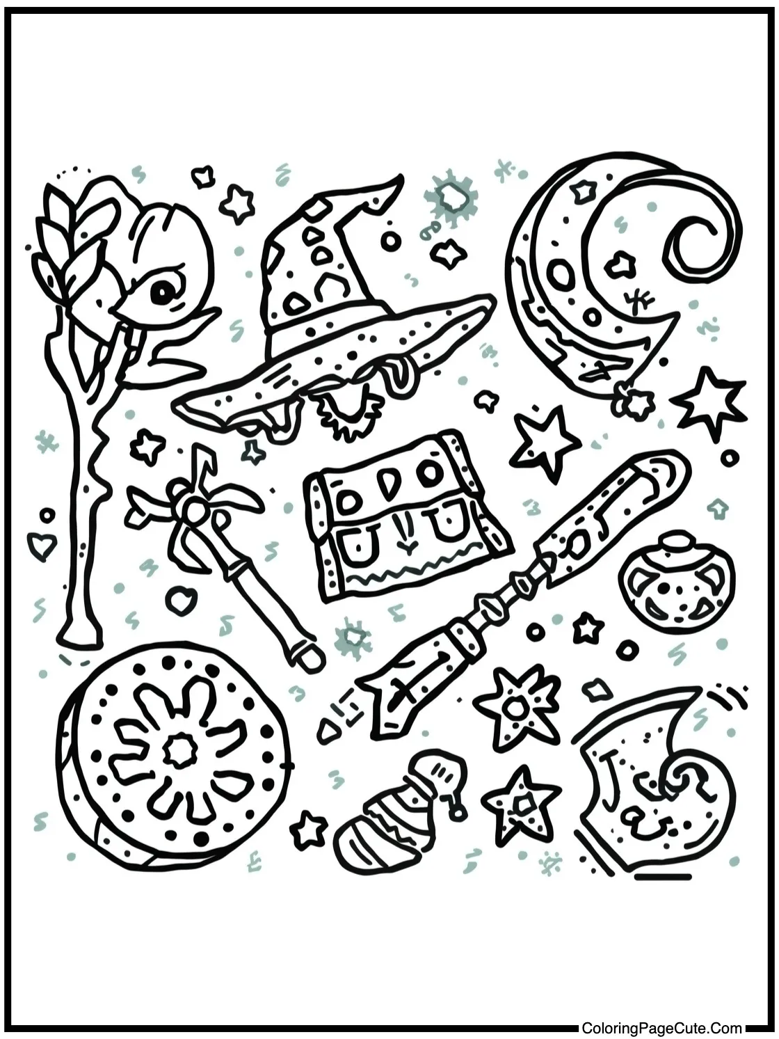 with magical artifacts