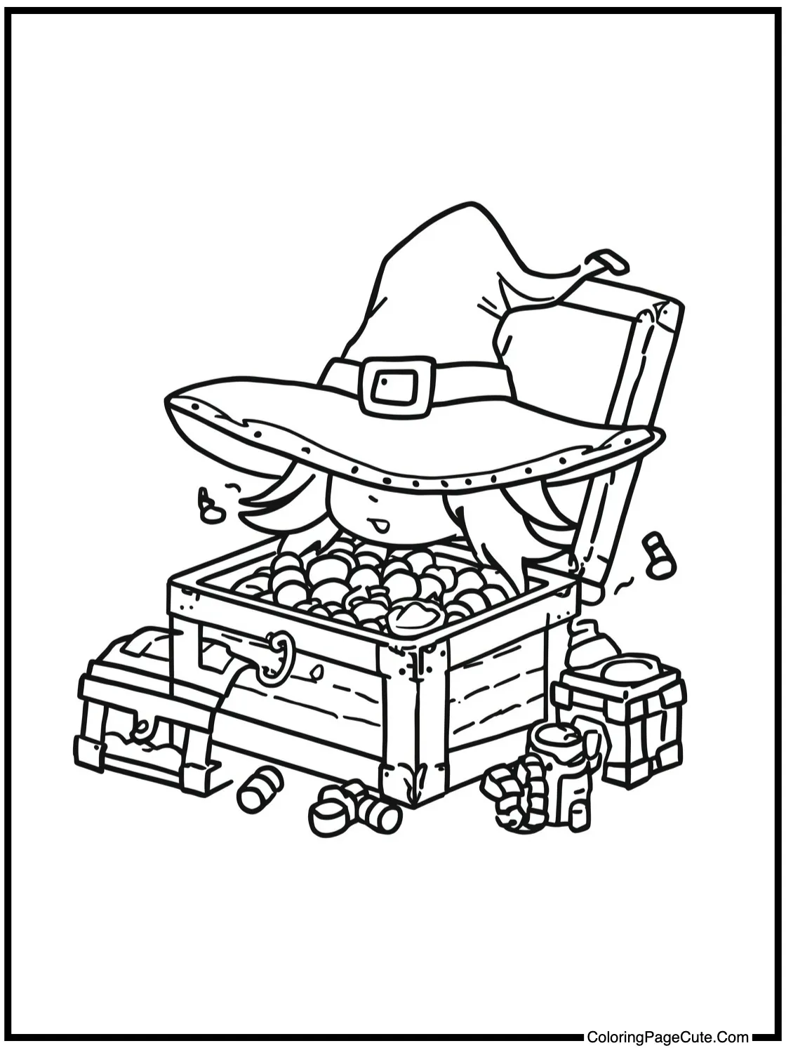 featuring a hidden treasure