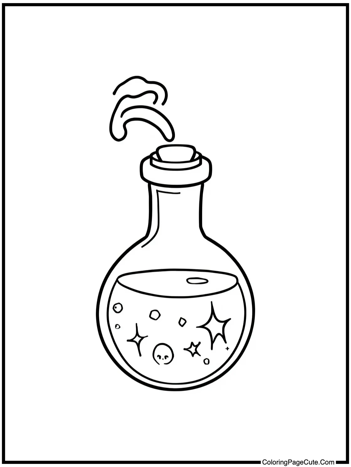 of a sparkling potion