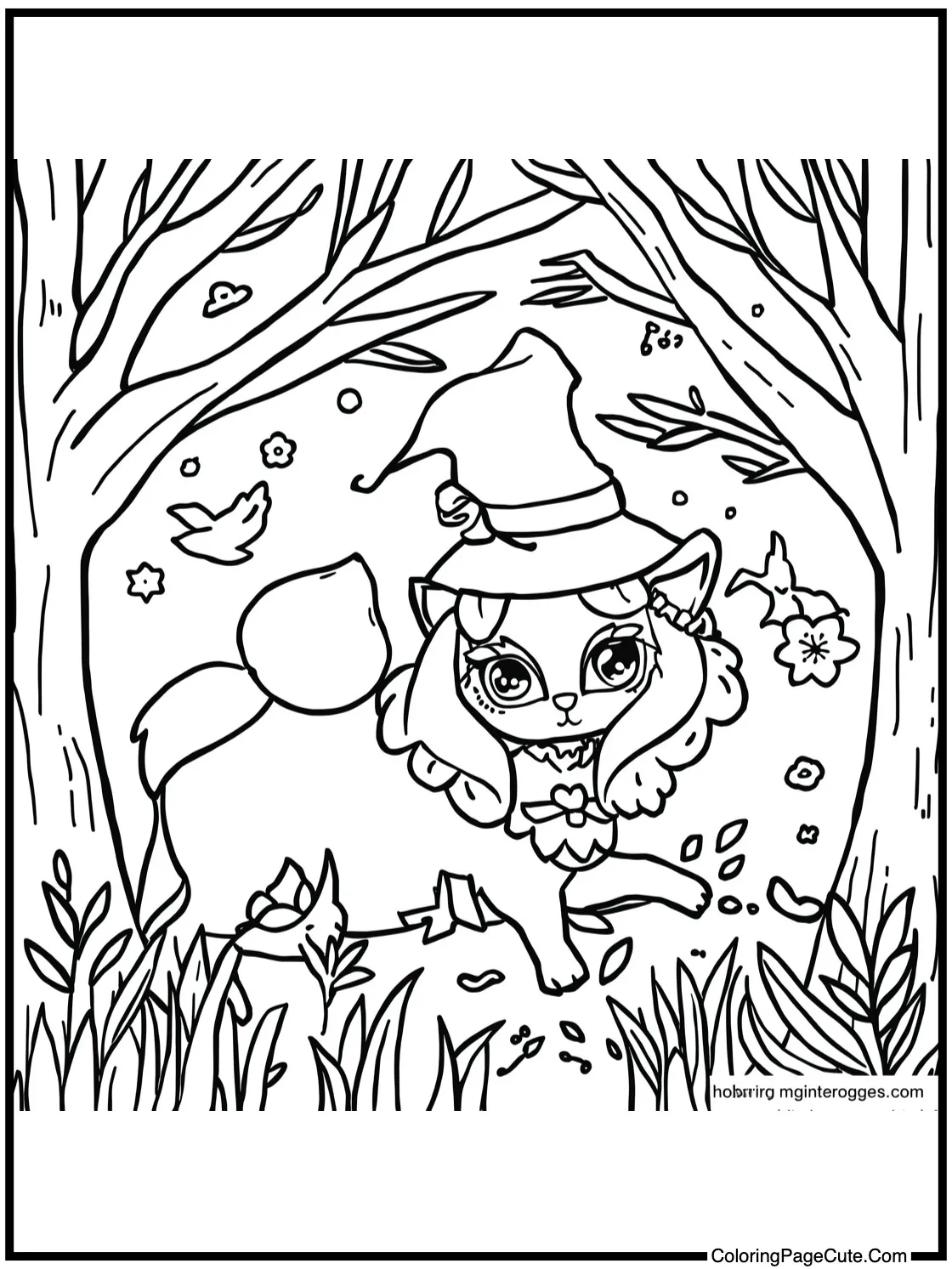 of magical forest creatures