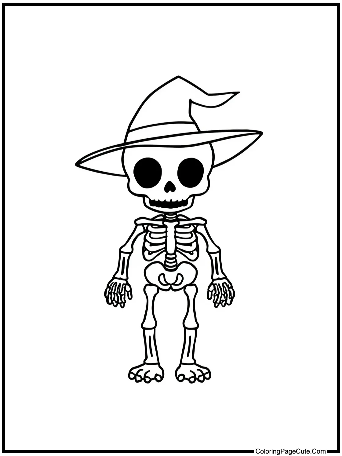 of a friendly skeleton