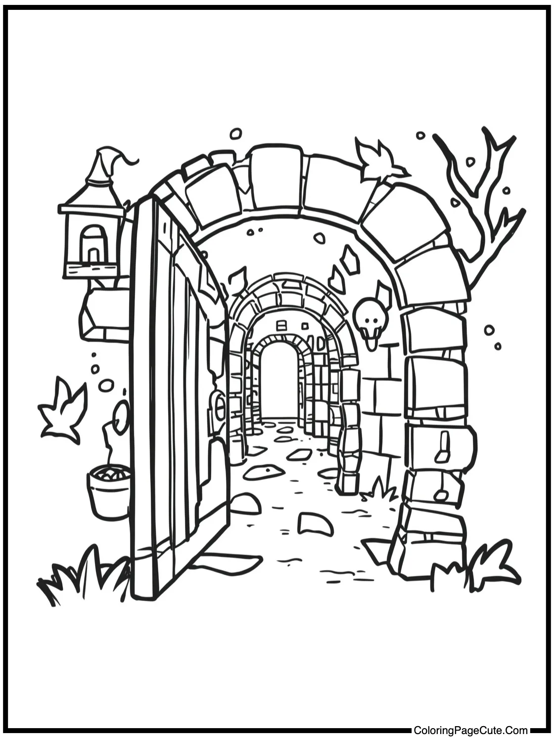 showing a secret passage