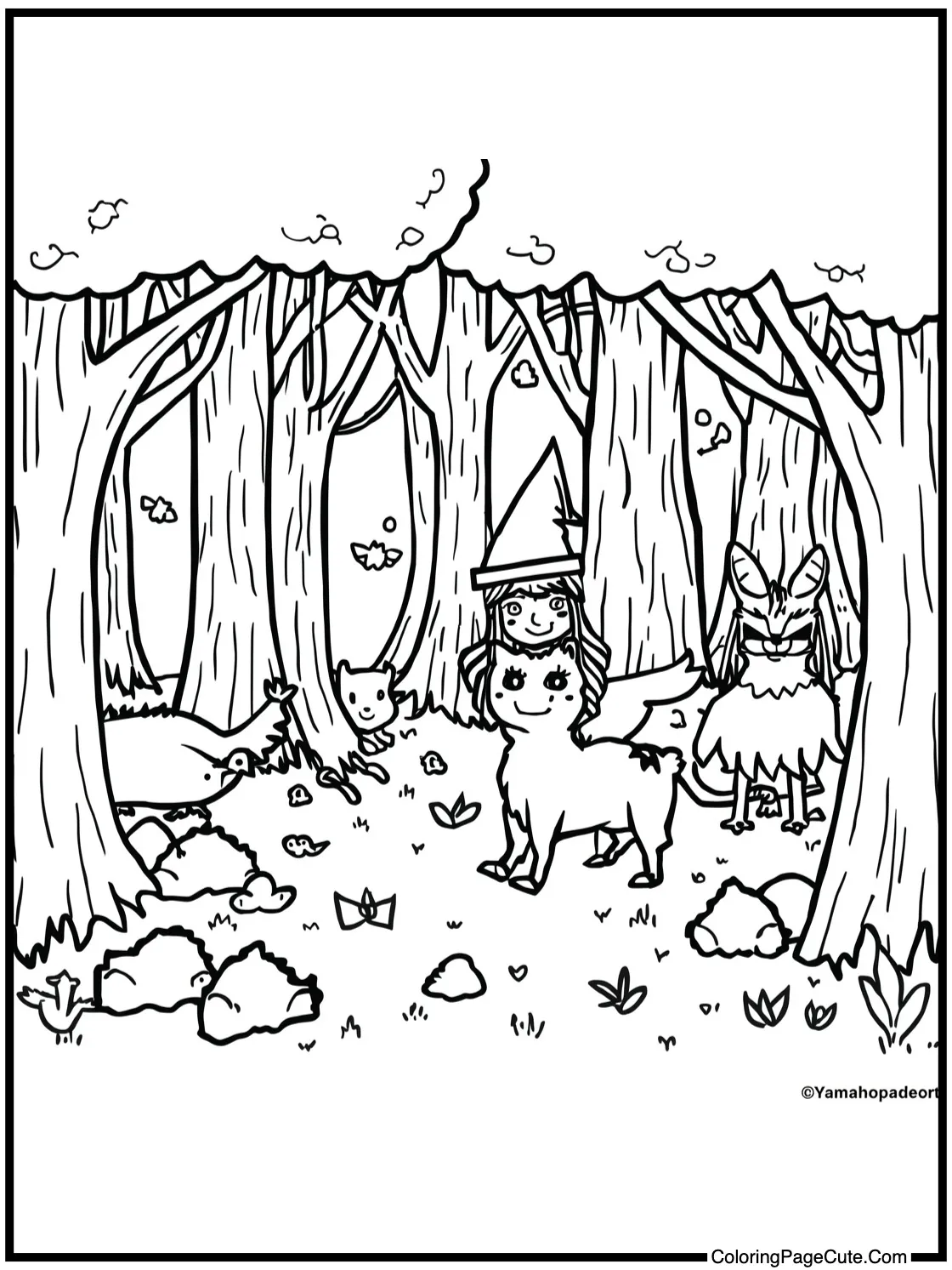 featuring a charmed forest