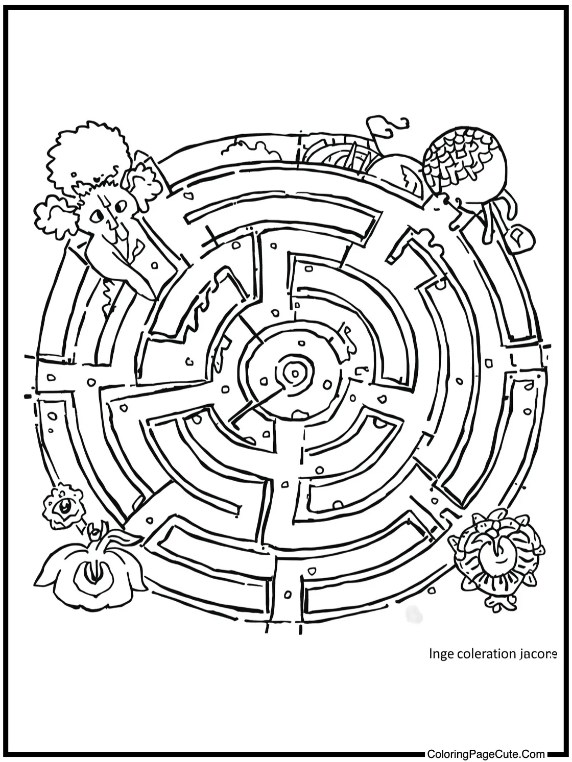 of a magical labyrinth