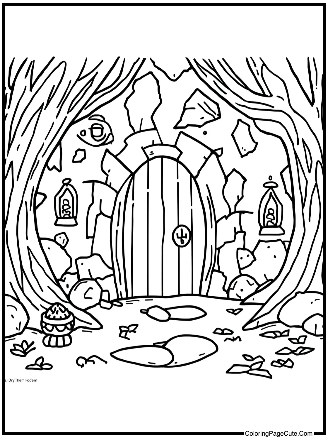 showing a secret chamber