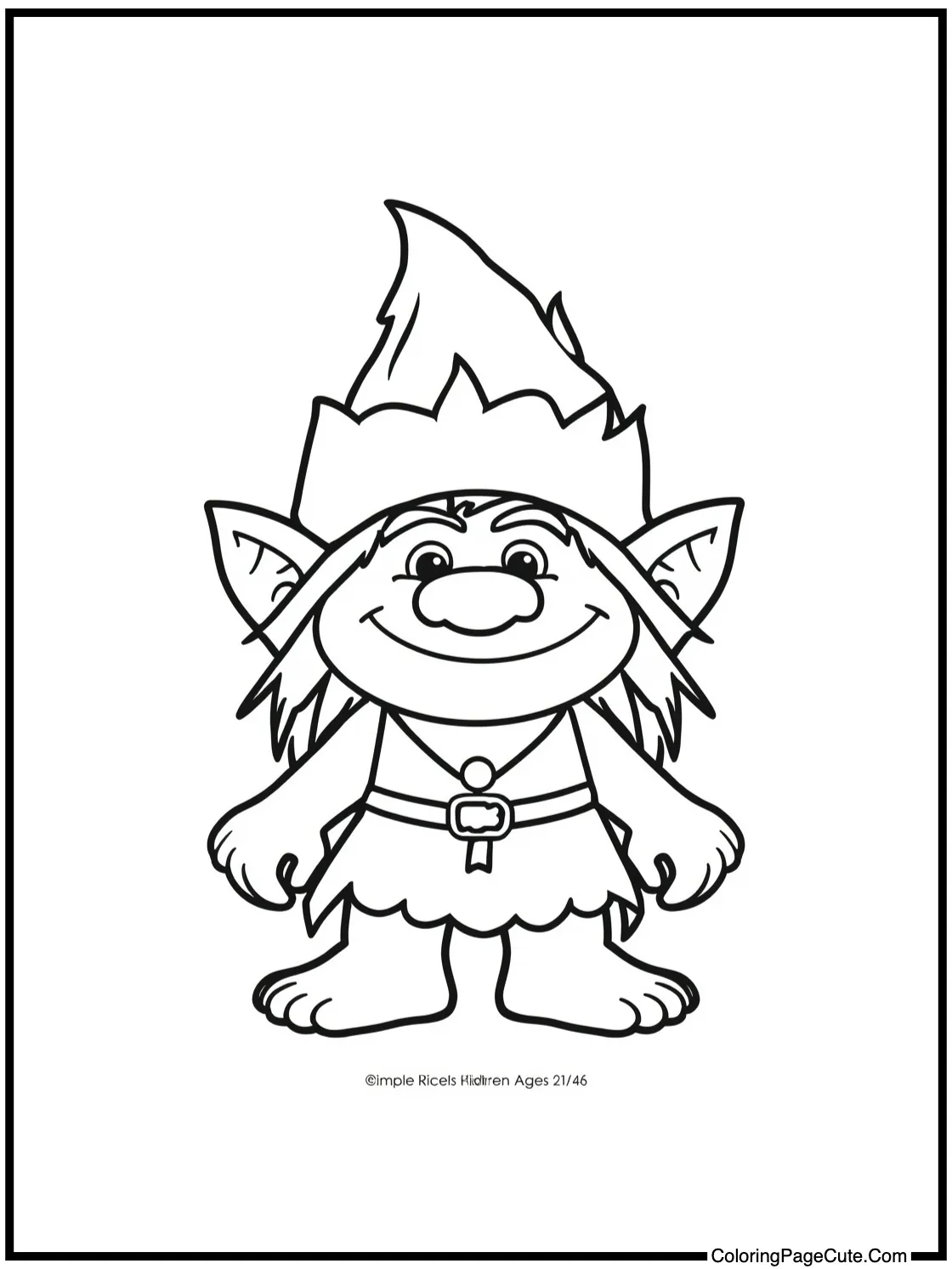 with a friendly troll