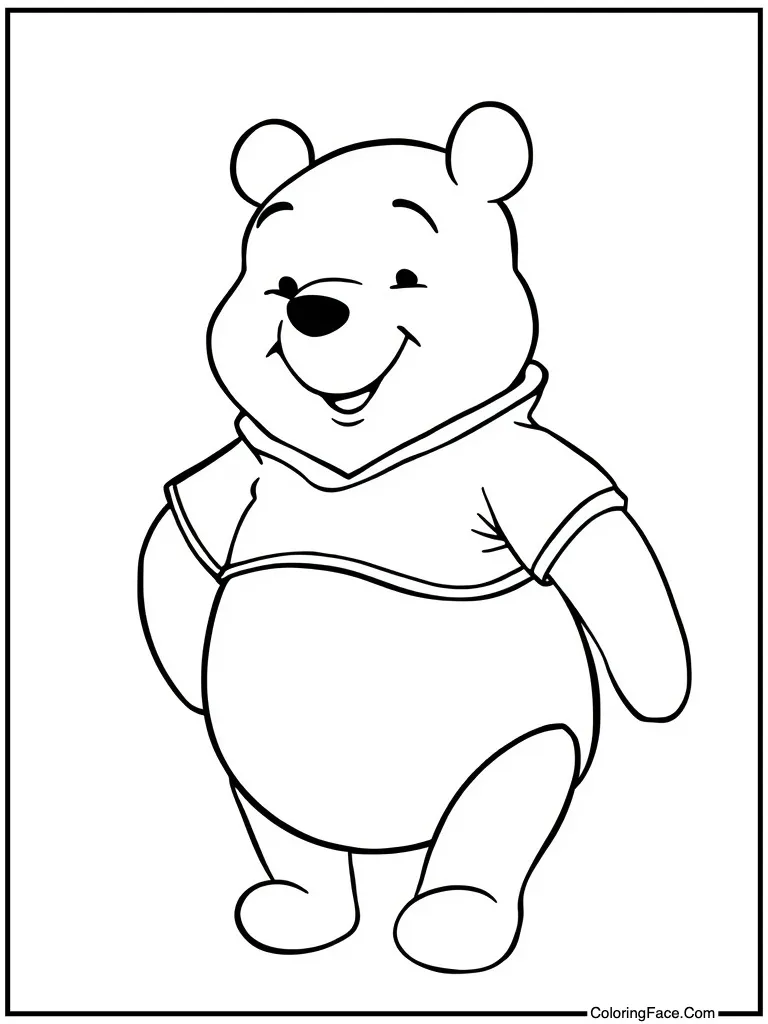 Red shirt happy bear