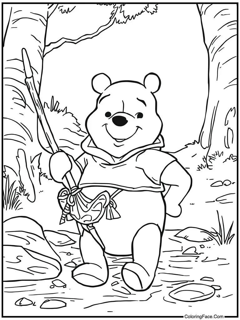 Playing river sticks game